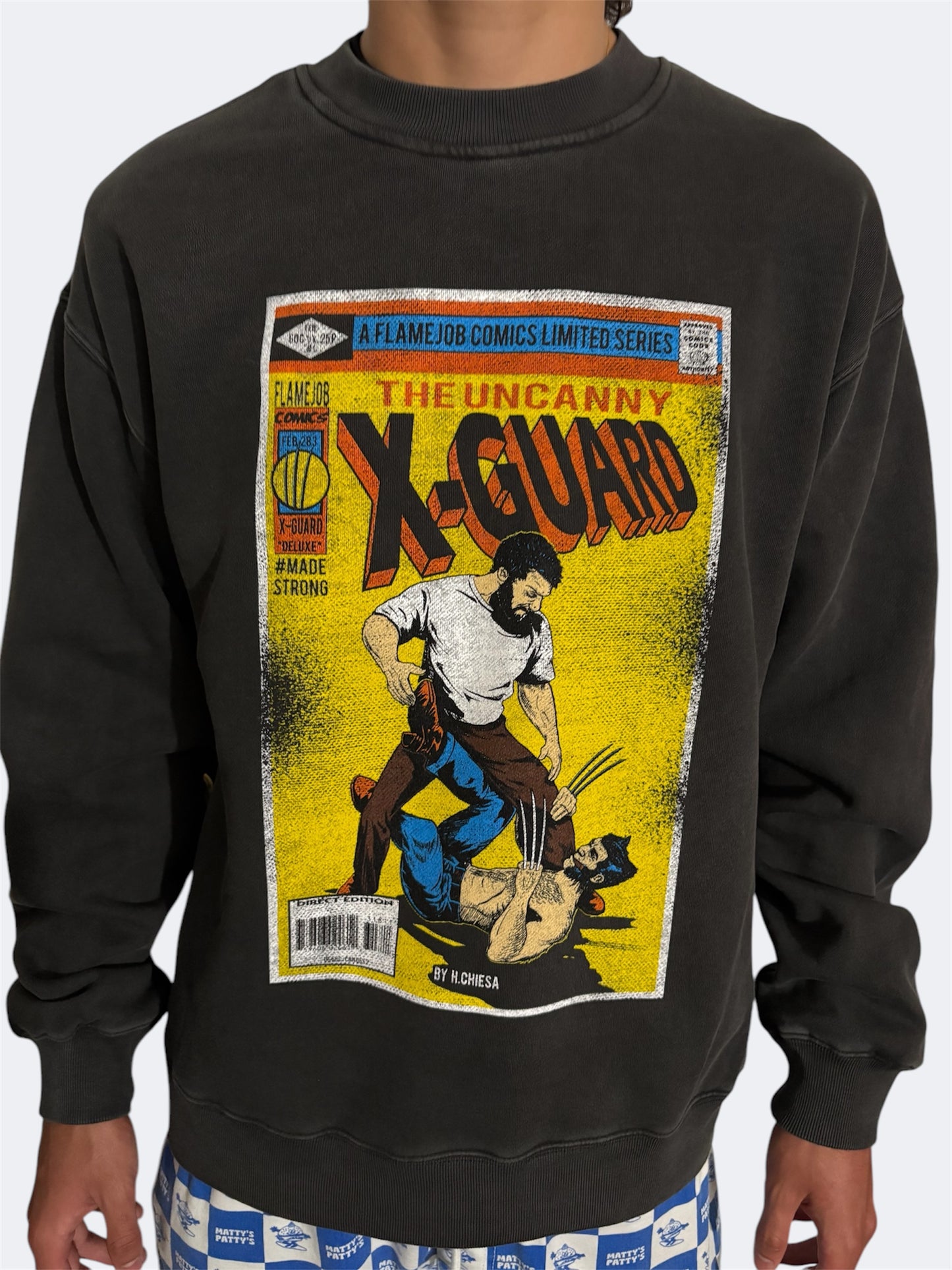 THE UNCANNY X-GUARD Relax Faded Crew