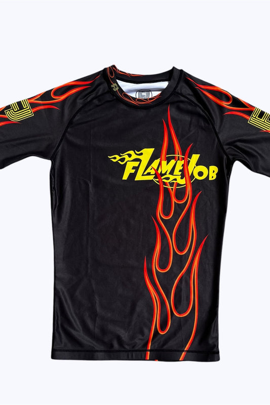 Flame Job “25 Anniversary”Nogi Compression Rashguard - Short Sleeve